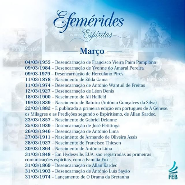 Efemérides  Junho – FEB